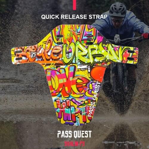 Pass Quest Am Dh Fr Bike Front Fork Fenders Or Rear Saddle Rail Fender Mud Guards Mtb Mudguard Enduro Mud Guard Bicycle Fenders