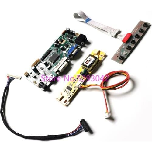Fit LTN184HT01-S01/T01/T02 2CCFL keyboard VGA DVI 18.4" LVDS 30Pins 1920*1080 M.NT68676 LCD screen controller board DIY kit