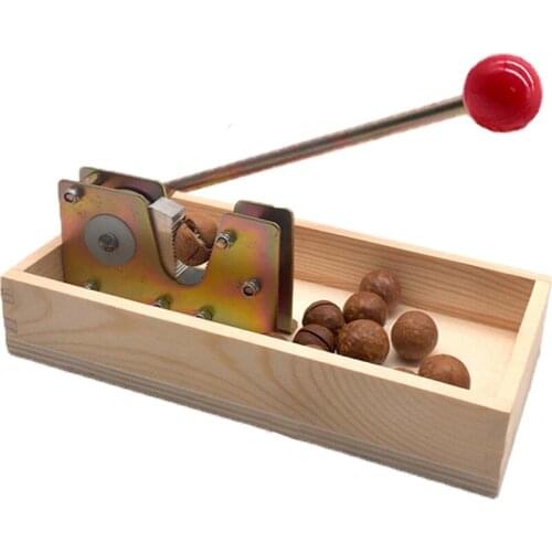 Manual Macadamia Nut Opener Nut Cracker Machine Walnut Nutcracker Nut Sheller Tool Macadamia Nut Opening