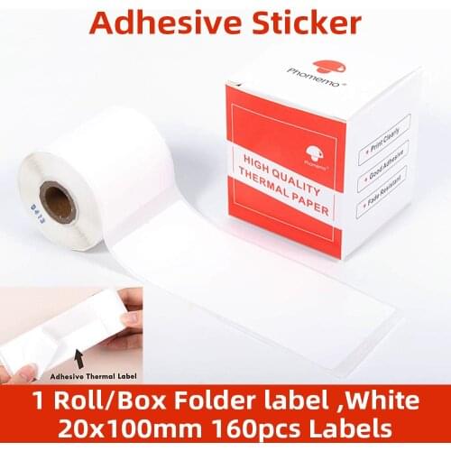 School Office Folder label Autoadhesivo Sticky Note for Phomemo M110/M200 Printable Sticker Papel Termico