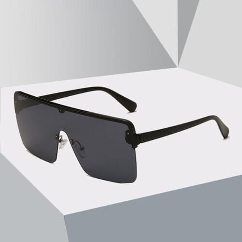 Fashion Pilot Sunglasses Oversized Square for Women Men Sun Glasses Luxury Brand Designer Sunglasses UV400 Gafas De Sol Hombre