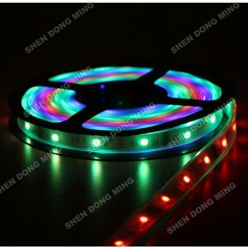 Free shipping 30leds/m 8W 6803 LED Pixel Strip LED Ribbons Chasing Dream IC IP67 Dream Color LED STRIP pixel Light 5m/roll