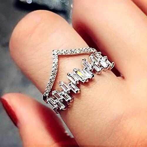 YSDLJG 2021 Trend Wedding Engagement Rings for Women Modern Design Fashion Accessories Party Gift Female Jewelry Drop Shipping