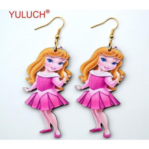 YULUCH Popular style new design love dressing beautiful woman wooden earrings fashion African girl jewelry pendant gift