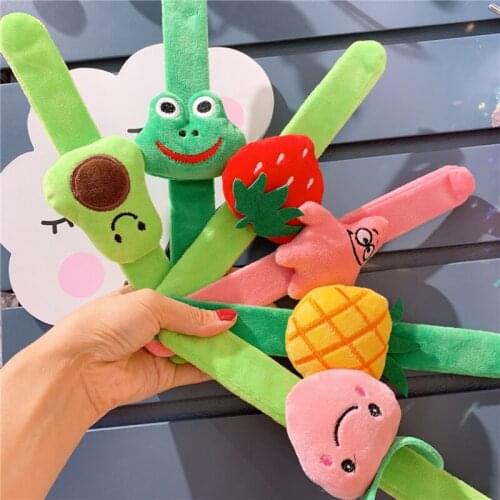 New Fashion Women Girl Cartoon Synthetic Hair Bun Maker Donut Headband Styling Braid Holder Fruit Plush Hair Band Hair Accessory