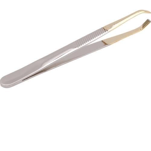 1PC Eyebrow Tweezer Stainless Steel Slant Tip Eyes Tweezer Clip For Face Hair Removal Make Up Tools Pince A Epiler