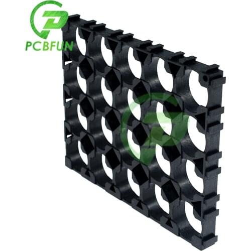 10Pcs 4x5 Cell Space Holder 18650 Lithium Battery Plastic Rack Batteries Radiating Shell Pack 100% Origin 4x5 Cell