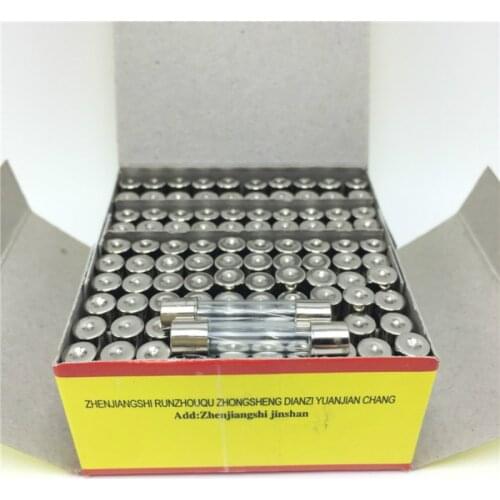 10pcs 6X30mm 250V 0.5A 1A 2A 3A 4A 5A 6A 7A 8A 10A 15A 20A Fast Blow Glass Fuse 6mm x 30mm