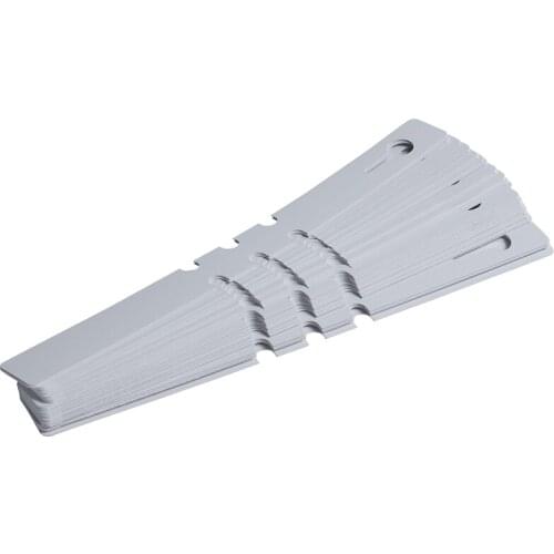 100Pcs Pvc Waterproof Ring Set Label Plant Label Gardening Label Plastic Orchid Label