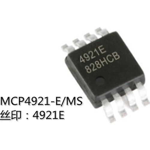 5pcs/lot MCP4921 MCP4921-E/MS 4921E MSOP-8 In Stock