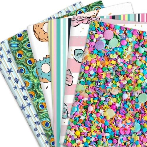 8PCS 20*33cm Peacock Fruit Cactus Pure 100% Cotton Fabric Patchwork For Quilt Tissue Kids Home Textile Sewing Doll Dress Curtain
