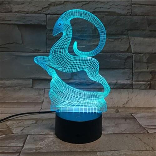 3D Acrylic Desk Lamp Atmosphere Night Lights LED Deer Nightlight Smart Phone Control Cute Room Decoration Kids Birthday Gift