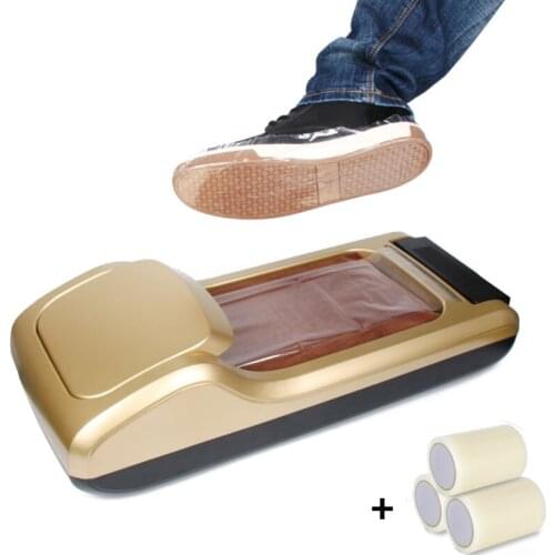 Household Hands free No need electric automatic shoe cover machine film Dispenser Waterproof Shoes Cover Keep rooms clean