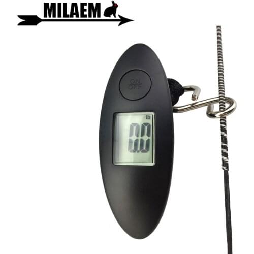 1pc Archery Digital Bow Scale Draw Weight Measurement Pounds Bow Hang 88 Pounds Hunting Shooting Accessories
