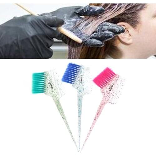 Galaxy Glitter Hair Color Brushes Rounded Hair Color Brush Hair Dye Brush And Comb For Hair Dye And Root Touch Up