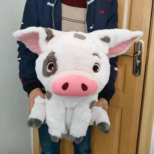 Disney Original Moana Pet Pig Giant Plush Toy Soft Stuffed Pillow Dolls 50cm Kawaii Kid Gift