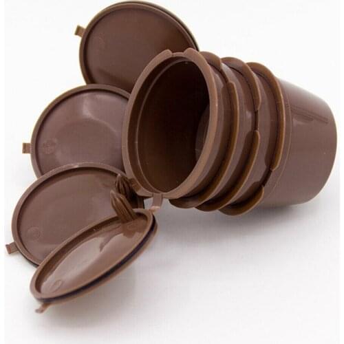 Coffee Capsule Cup Fit For Dolce Gusto Coffee Filter Coffee Capsule Filters For Nespresso With Spoon Brush Coffee Accessories