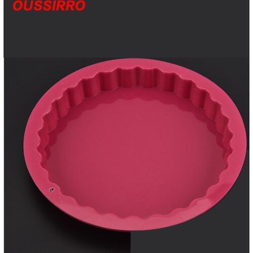 Round Silicone 22.2CM Cake Baking Tray High Temperature Baking Tools Bread Mold Easy To Release Without Staining