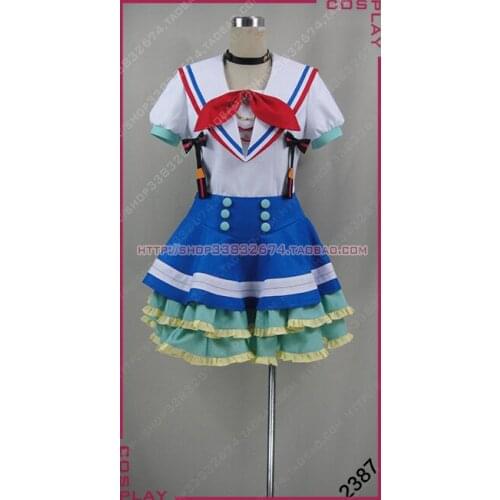 Love Live! Sunshine!! Aqours Ruby Kurosawa Blue Cosplay Costume E001