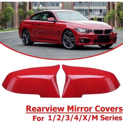 Car Rearview Mirror Cover Side Wing Mirror Cap Replacement for-BMW F20 F22 F23 F30 F31 F32 F33 F36 F87 M2 X1 E84