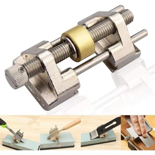 Stainless Steel Honing Guide with Brass Roller for Woodworking