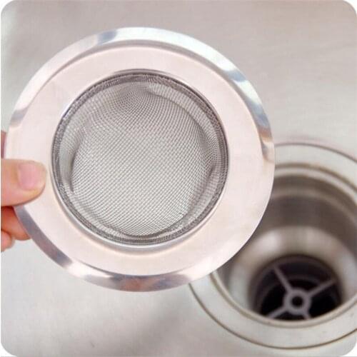Stainless Steel Bathtub Hair Catcher Stopper Shower Drain Hole Filter Trap Kitchen Metal Sink Strainer Floor Drain Bathroom Tool