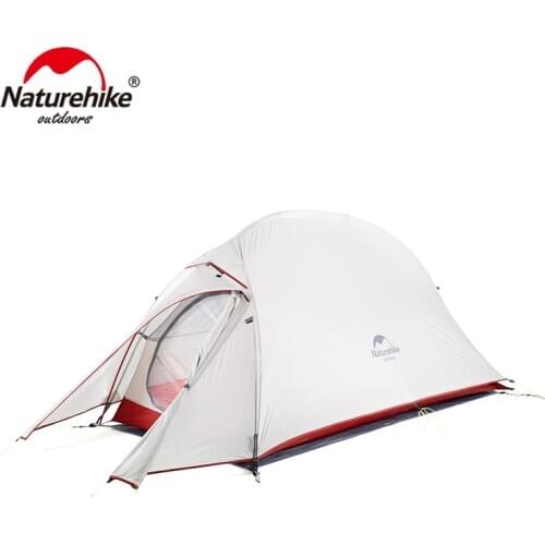 Naturehike Cloud Up 1 Series Upgraded Ultralight Outdoor Camping Tent With Free Mat For 1 Person NH18T010-T