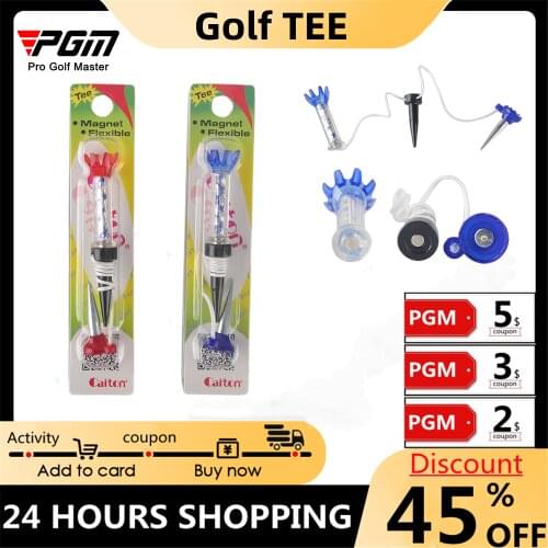 PGM Brand Outdoor Sports 80mm Golf Training Ball Tees Composite Magnetic Step Down Golf Ball Tee Holder Golf Accessories