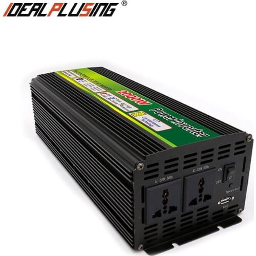 12v 24v to 220v 230v 240v DC to AC Modified wave inverter 2000W power inverter from IDEALPLUSING