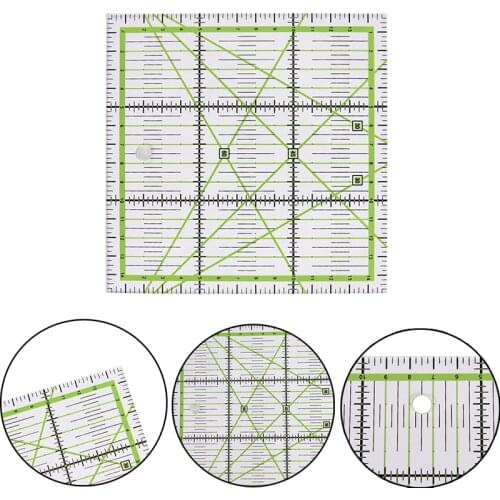 15*15cm Transparent Quilting Sewing Patchwork Ruler Cutting Tool Tailor DIY