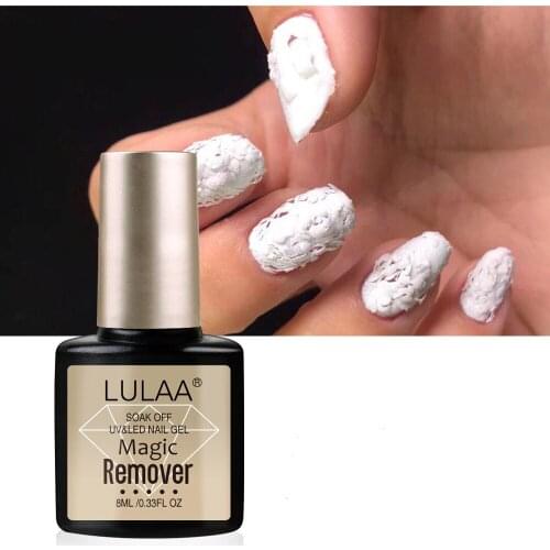 1Box Magic Nail Burst UV&LED Gel Nail Polish Remover Healthy Fast Soak Off Gel Nail Polish Nail Solution Cleaner Gel Remover