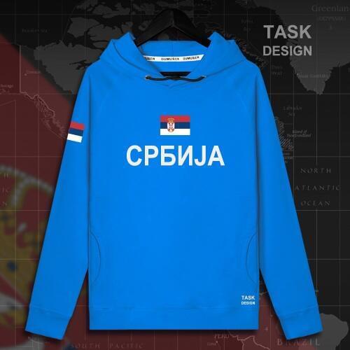 Serbia Serbian Serbs SRB Srbija men hoodie pullovers hoodies men sweatshirt new streetwear clothing Sportswear tracksuit flag