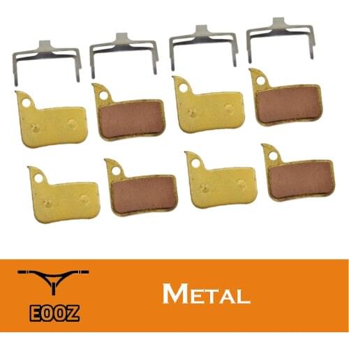 EOOZ 4 Pairs Bicycle Metallic Hydraulic DISC BRAKE PADS FOR SRAM HRD Red 22 B1, Force 22, CX1, Rival 22, S700 B1 Level ULT/TLM