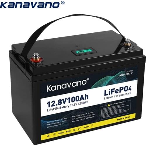 Waterproof 12.8V 150Ah Lifepo4 Battery Pack Lithium Iron Phosphate Deep Cycle Batteries for boat motor inverter EU US Tax Free