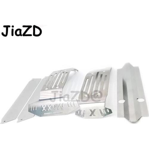 High Quality Accessory Upgrade stainless steel skid plate kit chassis armor protection plate for Trx X-MAXX RC Car