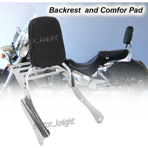 Rear Luggage Rack Support Backrest Sissy Bar Passenger Seat Backrest for Honda Shadow Slasher400 (NC40)VT400/750 Spirit VT750DC