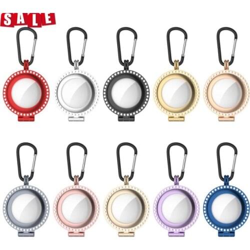 Protective Sleeve Leather Case Cover For Apple Airtag Tracker Location Protector For Iphone 1 12 Pro Max Mini Airtags Keychai