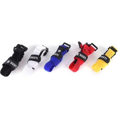 1pcs Bike Bicycle Pump Holder Ties Power Wire Management Magic Tape Sticks Fixed Cable Tie Nylon Strap