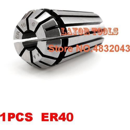 1PCS High Precision AA level ER40 collets 3mm-26mm ER 40 Spring Collet Suitable for ER Collet Chuck Holder 0.008 accuracy