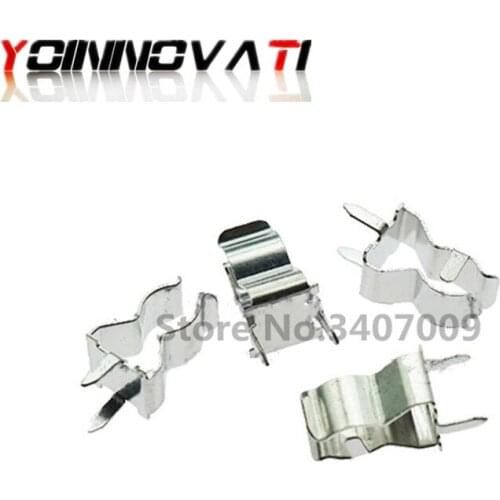 100pcs/lot 5x20mm fuseholders 5X20 Fuse tube support fuse holder for 5*20 insurance fuse Clip
