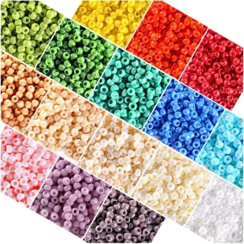 1000pcs/Lot 2mm Charm Czech Glass Seed Beads DIY Bracelet Necklace Beads for Jewelry Making Kit