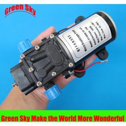 160PSI 8L/Min DC 100W car washing,chemical equipment,lawn and garden irrigation use micro diaphragm pump 24v