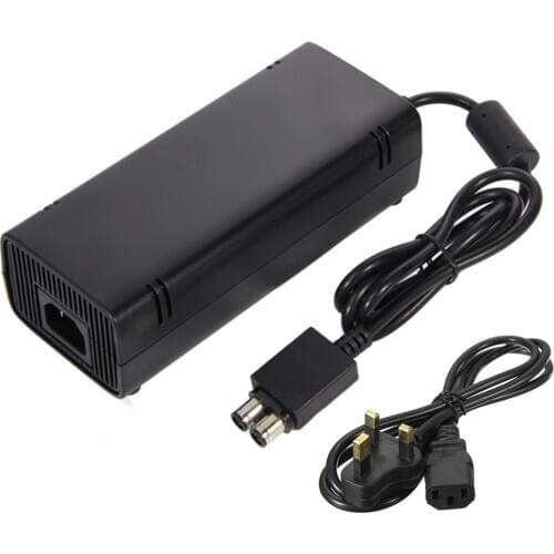 20pcs a lot Wholesale UK Plug AC Adapter Power Supply for Microsoft for Xbox 360 slim