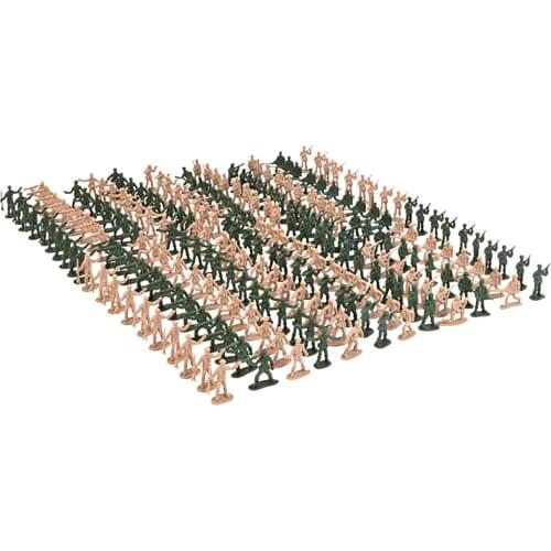 360pcs 1:72 Scale Plastic Soldiers Figurine Sand Table Model Accessory