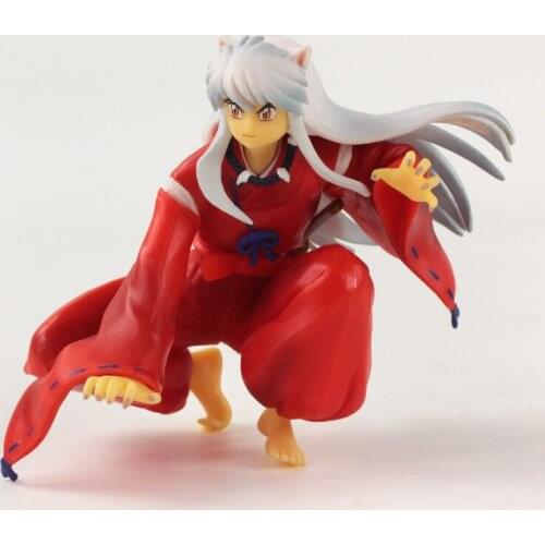 9cm Inuyasha Noodle Stopper Anime Figure Sengoku Otogi Zoshi Inuyasha PVC Action Figure Collectible Model Doll Toys
