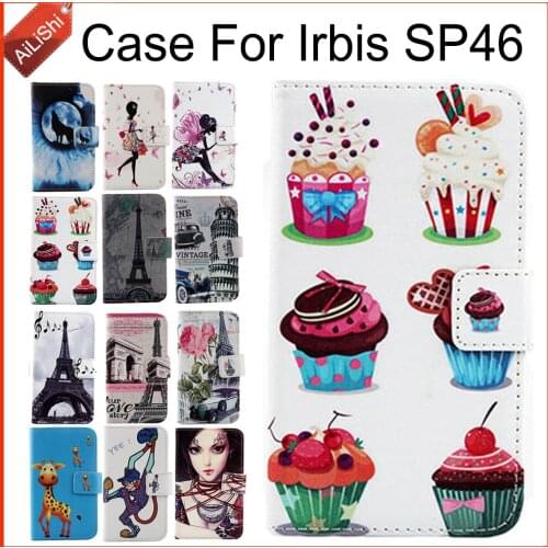 AiLiShi Hot!! Case For Irbis SP46 PU Book Flip Top Quality Leather Case New Exclusive 100% Special Phone Cover Skin+Tracking