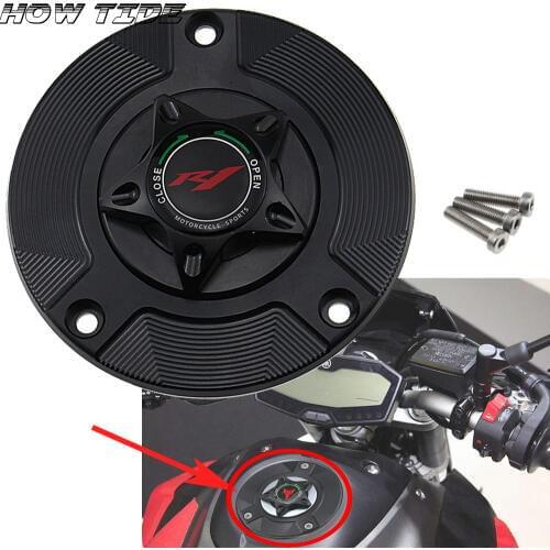 Motorcycle Accessories High Quality Gas Fuel Tank Cap Cover CNC Aluminum for YAMAHA YZFR1 YZF-R1 YZF R1 1998-2019