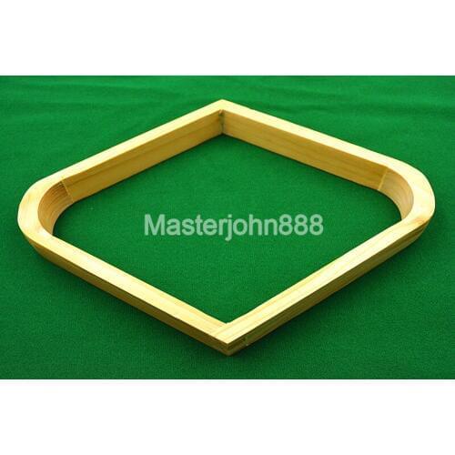 Pool Billiards Snooker Ball Rack Natural Wood Diamond 9-Ball Rhombus Snooker Accessories Free Shipping Wholesales
