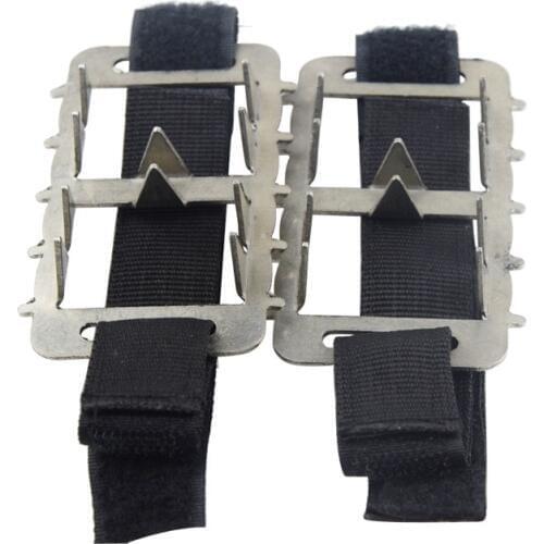 Climbing Crampons Winter Anti Slip Ice Cleats Shoes Boot Grips Crampon Sharp Snow Walking Outdoor Camping Hiking Travel Kits