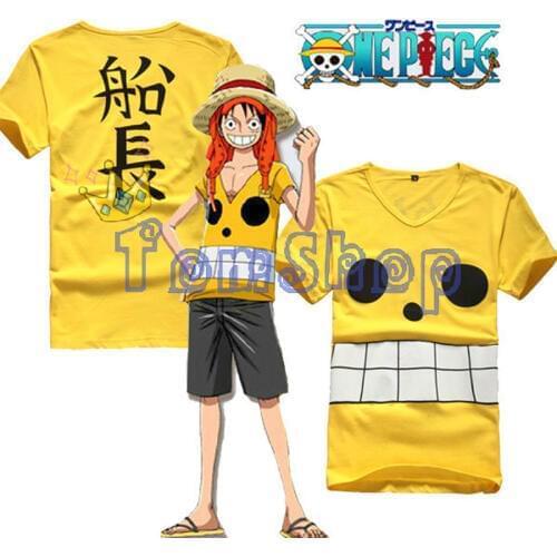 Anime One Piece Film Z Monkey D Luffy Captain Cosplay Costume Men Women T-shirt Summer Casual Tops Tee Shirts Free Shipping